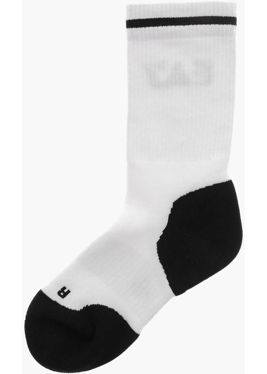 Sosete Armani Ea7 Terry Socks With Side Logo White Fete (BM 19708463) 3