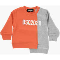 Bluze de trening Two-Tone Asymmetrical Sweatshirt Baieti