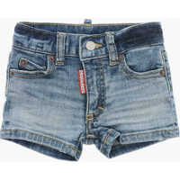 Pantaloni scurti Delav&egrave; Denim Shorts With Belt Loops Baieti