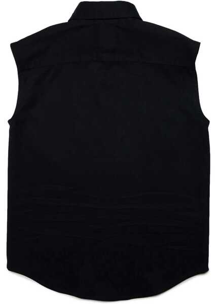 Camasi DSQUARED2 Sleeveless Shirt Icon With Sketch Print Black Baieti (BM 19708577) 2
