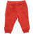 DSQUARED2 Brushed Cotton Sweatpants With Drawstring Red