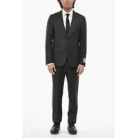 Costume Cc Collection Virgin Wool Solid Color 2 Buttons Suit Barbati