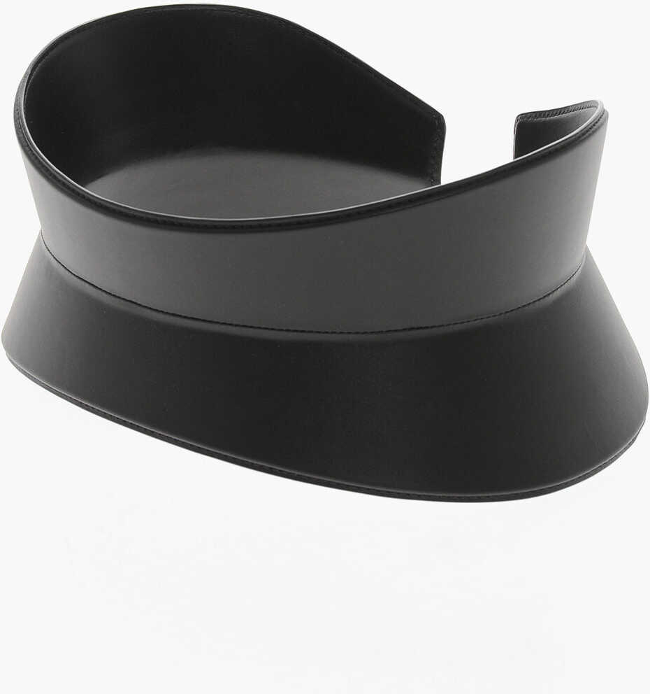 Curele Alaa Structured Design Leather Flex Bustier Belt 14Cm Black Femei (BM 19708598) 2