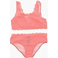 Slipi Stretch Fabric Bikini Set With Printed Logo Fete