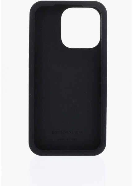 Huse mobil & tablete Bottega Veneta Silicone Braided Effect 16 Pro Iphone Case Black Barbati (BM 19708616) 2