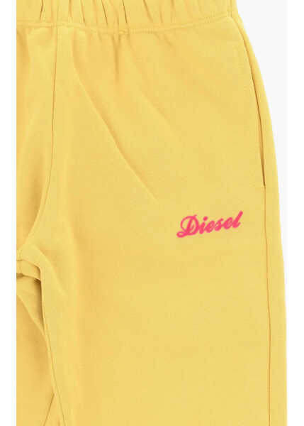 Pantaloni de trening Diesel Cotton 2 Pockets Joggers With Side Logo Yellow Baieti (BM 19708640) 2