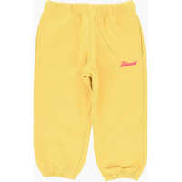 Pantaloni de trening Cotton 2 Pockets Joggers With Side Logo Baieti