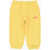 Diesel Cotton 2 Pockets Joggers With Side Logo Yellow