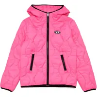 Jachete Full-Zip Slash Quilted Jacket With Hood Fete
