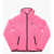 Diesel Full-Zip Slash Quilted Jacket With Hood Pink