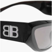 Ochelari de soare Balenciaga Dama - Ochelari de soare Balenciaga Solid Color Butterfly Sunglasses With Contrasting Monogram Black Femei (BM 19708646) - B-mall.ro