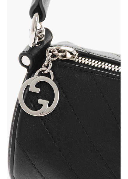 Genti de umar Gucci Leather Blondie Shoulder Bag Black Femei (BM 19708649) 4
