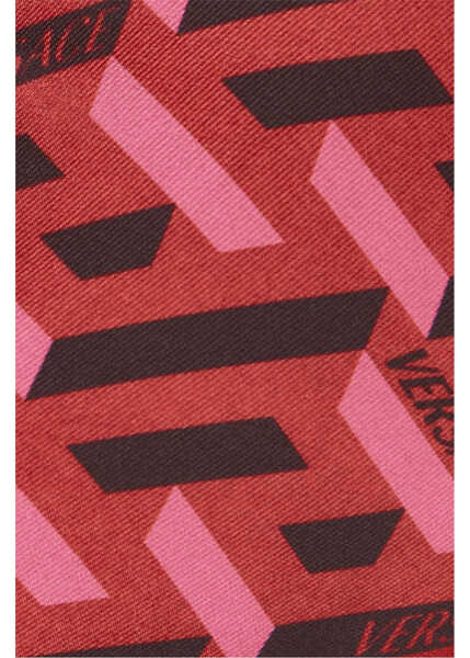 Accesorii de voiaj Versace Home Monogram Patterned Satin Cabin Set Red Barbati (BM 19708652) 4