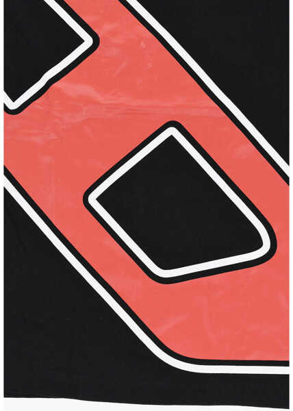 Tricouri Diesel Oversized Cotton Tdave Crew-Neck T-Shirt Black Baieti (BM 19708658) 2