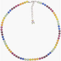 Pulovere Multicolor Rhinestoned Rainbow Tennis Choker Femei