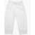 DSQUARED2 Brushed Cotton Cropped Fit Sweatpants With Printed Logo White