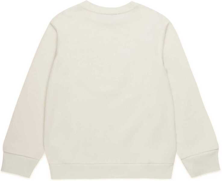 Bluze de trening Diesel Brushed Cotton Skand Crew Neck Sweatshirt White Baieti (BM 19708685) 2