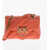 Pinko Quilted Leather Love Bag With Logo Orange