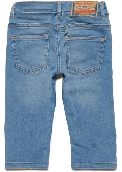 Blugi drepti Diesel Stretch Cotton Jools Mid Washed Denims 11Cm Light Blue Baieti (BM 19708697) 2