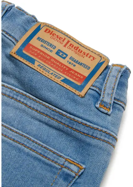 Blugi drepti Diesel Stretch Cotton Jools Mid Washed Denims 11Cm Light Blue Baieti (BM 19708697) 3