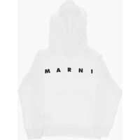 Hanorace Solid Color Hoodie With Contrasting Logo Baieti