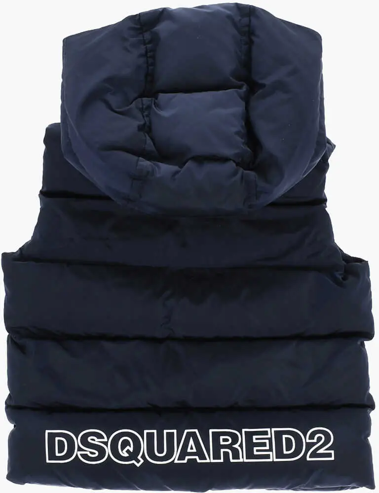 Jachete DSQUARED2 Padded Sleeveless Jacket Blue Baieti (BM 19708703) 2