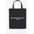 Givenchy Cotton Mini Tote Bag With Leather Trims Black