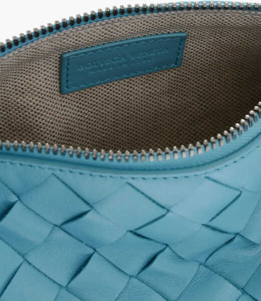 Genti de umar Bottega Veneta Braided Leather Mini Shoulder Bag Blue Femei (BM 19708712) 4