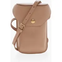 Genti tip postas Mini Leather Crossbody Bag With Internal Card Slots Barbati