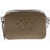 Pinko Leather Scricciolo Camera Bag With Ton On Ton Logo Green