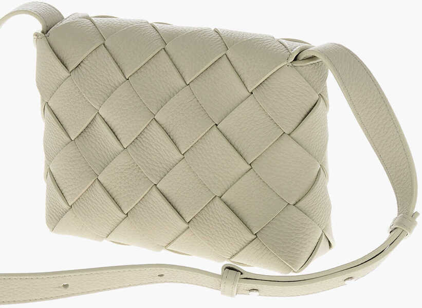 Genti de mana Bottega Veneta Braided Leather Shoulder Bag Green Barbati (BM 19708727) 2
