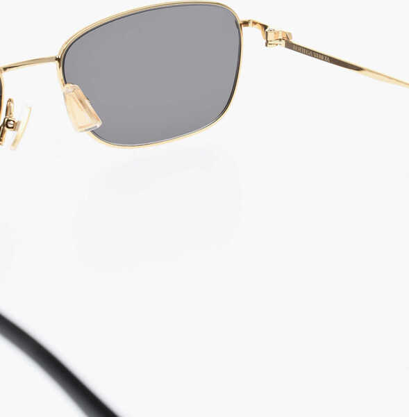 Ochelari de soare Bottega Veneta Oval Sunglasses With Golden Effect Frame Gold Femei (BM 19708730) 3