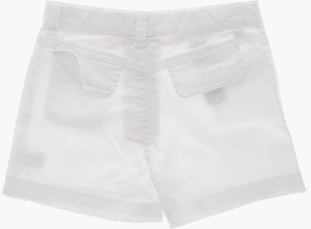 Pantaloni scurti N21 Kids Cotton Shorts With Jewel Buttons White Baieti (BM 19708838) 3