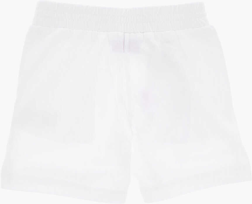 Pantaloni scurti Diesel Solid Color Cotton Shorts White Baieti (BM 19708847) 3