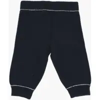 Pantaloni pentru Baieti - Pantaloni casual Marni Wool And Cashmere Pants With Embroidered Logo Blue Baieti (BM 19708850) - B-mall.ro