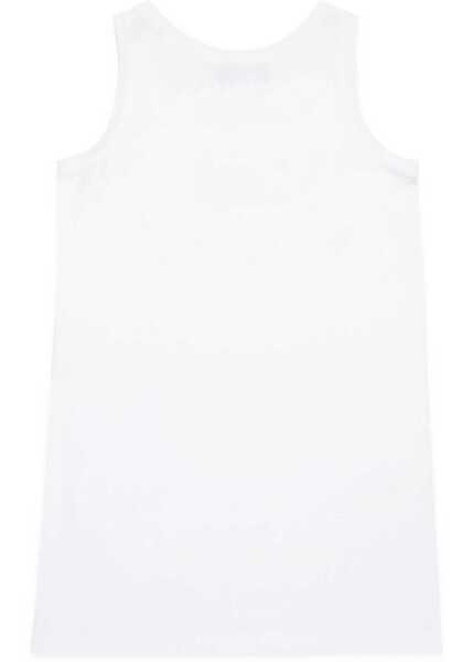 Bermude DSQUARED2 Icon Printed Cotton Tee Dress Easy Black & White Baieti (BM 19708856) 2