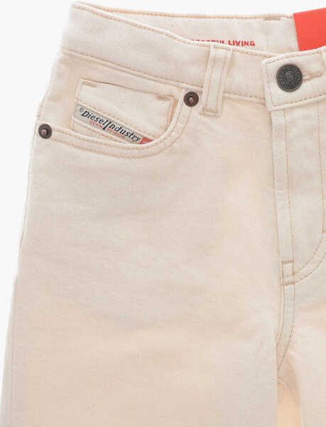 Blugi drepti Diesel Library Flared Fit 2000 Denims With Belt Loops 18Cm White Baieti (BM 19708859) 2