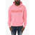 DSQUARED2 Cotton Crew-Neck Sweatshirt With Logo Pink
