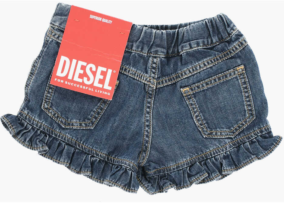 Pantaloni scurti Diesel Flared Shorts With Drawstring Blue Baieti (BM 19708871) 3
