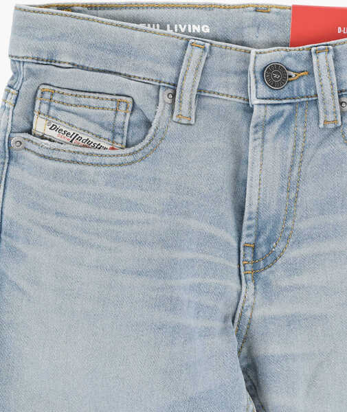 Blugi drepti Diesel Stretch Denim D-Lucas-J Jjj Jogg Jeans Light Blue Baieti (BM 19708877) 2