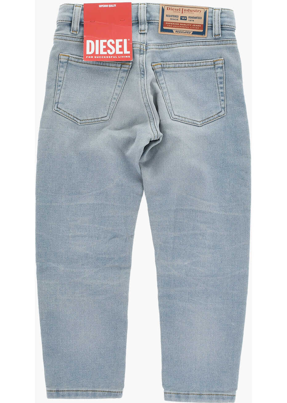 Blugi drepti Diesel Stretch Denim D-Lucas-J Jjj Jogg Jeans Light Blue Baieti (BM 19708877) 3