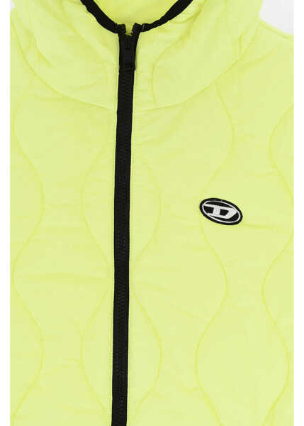 Jachete Diesel Quilted Nylon Jslashml Jacket Yellow Fete (BM 19708880) 2