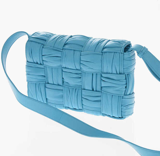 Genti de umar Bottega Veneta Braided Leather Cassette Shoulder Bag Blue Femei (BM 19708886) 2