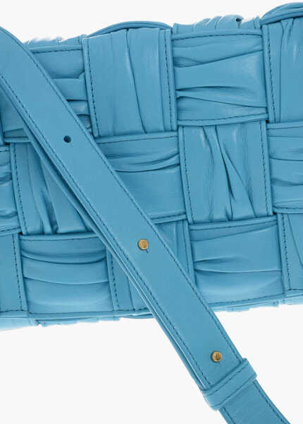 Genti de umar Bottega Veneta Braided Leather Cassette Shoulder Bag Blue Femei (BM 19708886) 3