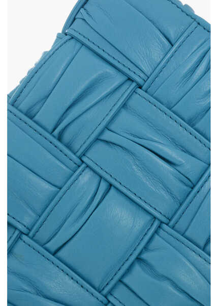 Genti de umar Bottega Veneta Braided Leather Cassette Shoulder Bag Blue Femei (BM 19708886) 4