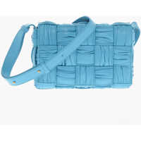 Genti de umar Braided Leather Cassette Shoulder Bag Femei