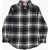 Diesel Cotton Tartan Checked Shirt Black & White