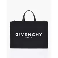 Genti de mana Cotton And Linen Tote Bag With Contrasting Logo Femei