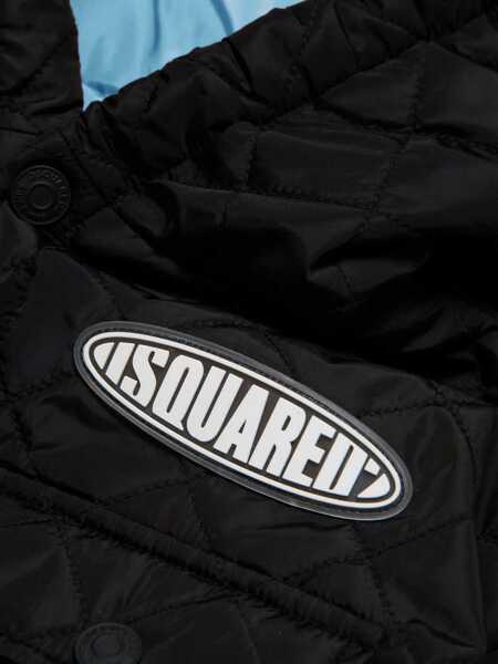 Jachete DSQUARED2 Quilted Utility Jacket With Hood Black Baieti (BM 19708904) 3