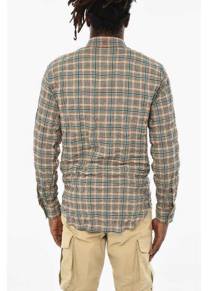 Camasi casual DSQUARED2 Cotton District Check Casual Shirt Multicolor Barbati (BM 19708907) 2